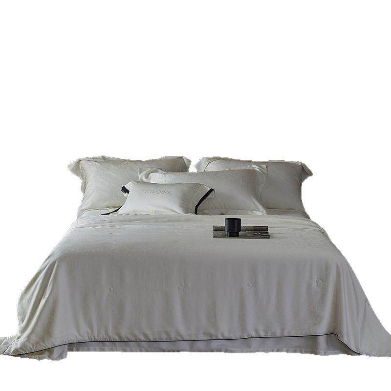 高奢10天0%蚕丝夏凉被丨云端触感80支LF兰精夏20250040丝四件套可,床上用品,化纤被,淘宝优惠券,粉丝福利购,淘宝优惠卷