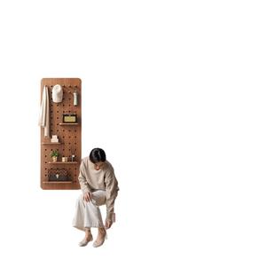 洞洞壁板穿衣镜隐形可关关闭推拉全身镜挂式用玄家挂墙43325大试