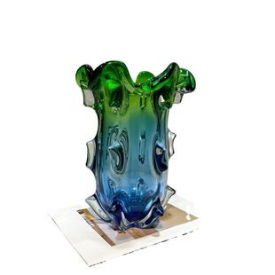 时尚装计师璃款高档琉水晶花瓶现代设家居样板间637艺术感插花软