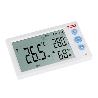 A10T/A12952T/A1字3T带数干湿温计度室内高精度闹钟台式温度表