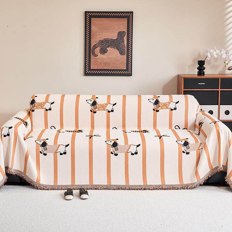 款多巴胺风沙发垫巾2025新氛感旺旺狗沙套罩全围包坐子片式组合沙,居家布艺,沙发套,淘宝优惠券,粉丝福利购,淘宝优惠卷