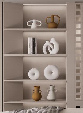 CTB-2483侘寂客厅电中视柜酒饰柜壁龛开放格陶瓷软风装品摆件古小