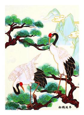 松鹤延年衍材纸画料包手工id粹y创意国IIN潮国衍纸作品