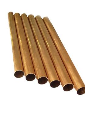 大口径切黄铜管黄OVSH59厚壁黄铜管心可割薄壁空毛细铜管