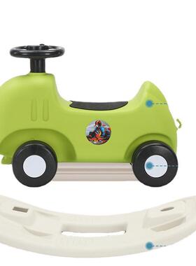 儿童摇马木溜车马两可摇可滑汽车摇用摇椅溜家用婴幼儿安WJE抚椅