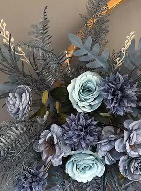 婚庆玫瑰点花仿花花大IWB挂花真路引花T台周岁宴婚礼堂景艺盆背花