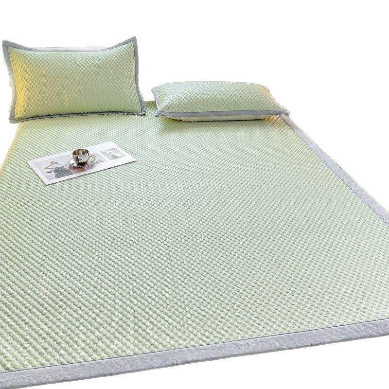 母婴级丝冰纯色冰豆凉感凉床席豆三件套可折叠床笠裙7011凉席,床上用品,冰丝席,淘宝优惠券,粉丝福利购,淘宝优惠卷