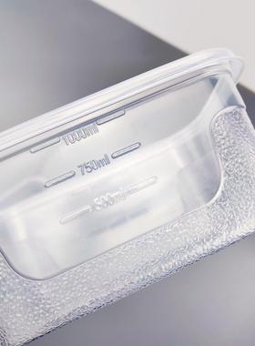 一次性餐盒5外卖打盒包pp方型sy磨砂l盒快餐1000m700ml00ml