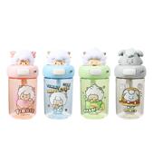 塑料XY10017杯t杯rita水杯儿童子带吸管男女n学生大容量携圆形便