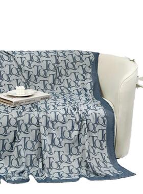 新款夏季LL04P39航空毯飞机提毯轻奢花毯柔软毛睡毯沙发毯空毯毯