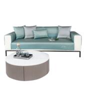 款 艾草沙香艾沙发垫夏季 发凉5席新202夏季 冰丝藤席坐垫子夏天刺绣