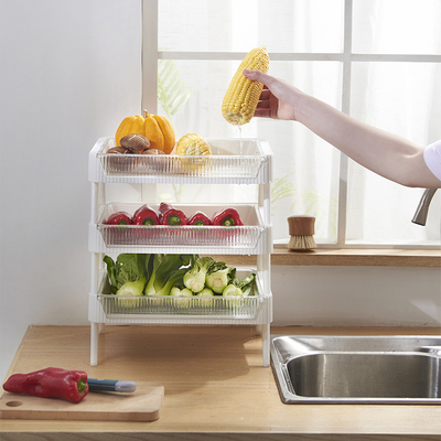 厨房配菜盘多h层配菜神器多功能火锅托盘可叠加台面蔬菜收纳置物