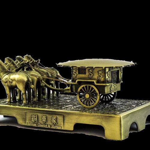 兵马俑铜车马摆件西安特色旅游纪念品中国风特S色出国礼品送老外