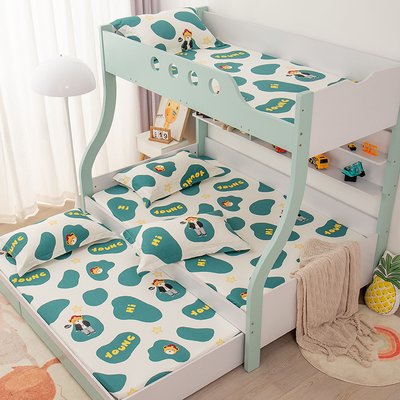 儿童床笠纯棉磨毛加厚单件r1.2米上下铺1.5m1.35米床棕垫保护套罩