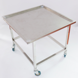 不锈钢方形蒸笼推车方形铝竹制蒸A笼红糖馒头笼车透气晾笼架可移