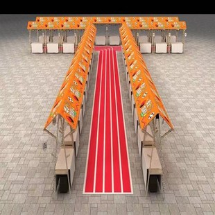 移动摊位车售货车k木制活动棚架集市市集小吃摆摊车户外布艺展示