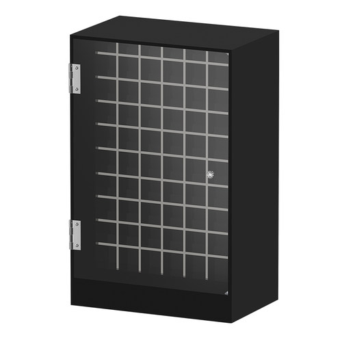 高级感桌面防f尘透明口红收纳盒斜插式亚克力精致唇釉架子ins风