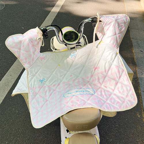 夏薄款电动车挡风被防晒双面防水四季通用2026新款遮阳电瓶挡风罩