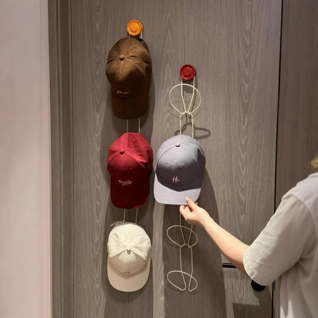 吸盘铁艺帽子收纳神器家用挂钩免打孔围巾包包挂架衣柜置物架门后,收纳整理,帽子收纳架,淘宝优惠券,粉丝福利购,淘宝优惠卷