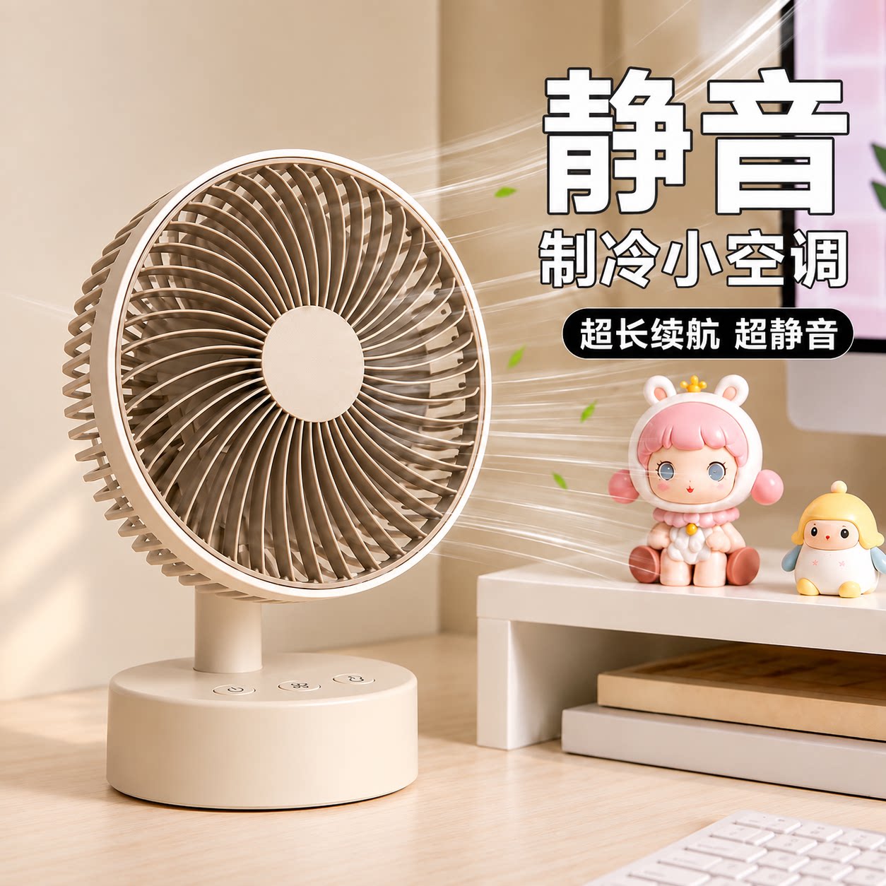 【顺丰次日达】摇头风扇USB风扇图片