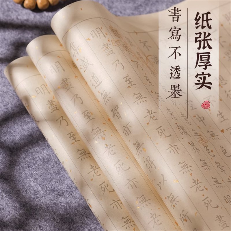 手抄本地藏经药师普门品楞严咒抄写G本宣纸毛笔软笔书法临摹字帖