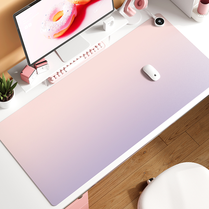 加热桌垫超大鼠h标垫发热暖桌垫办公室电脑桌学生书桌面学习暖手