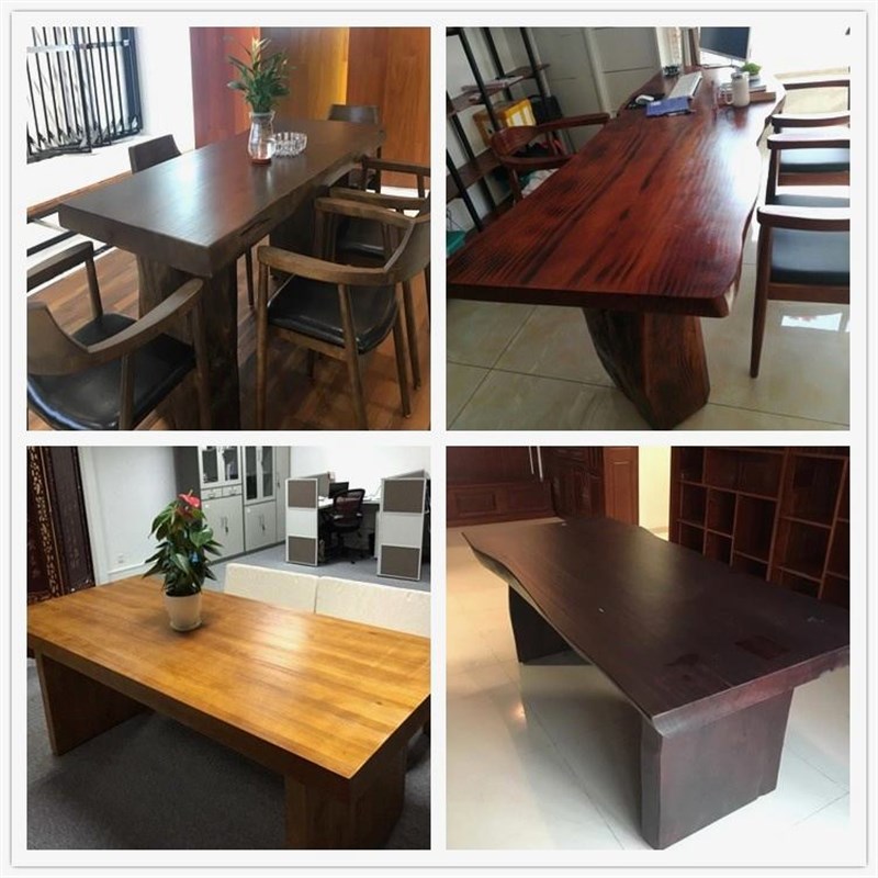 实木板材定制老榆木m板吧台板松木料板办公桌餐桌面板木板原木DIY