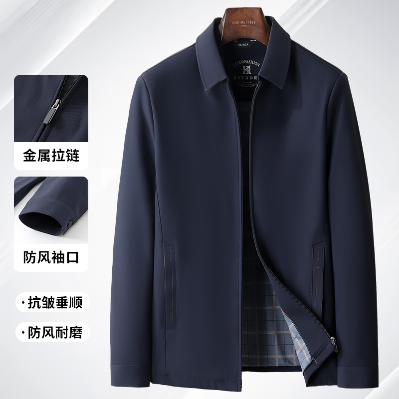 2025新款中老年宽松夹克