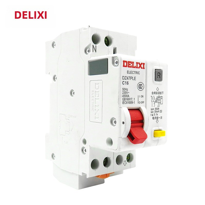 速发关力西双进双出Dz47Pl用漏电保护漏电A路器1P+空调空气开德20