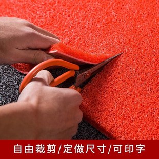 走廊地毯丝圈地垫商场门口幼儿y园加厚塑料满铺浴室垫防水家用裁