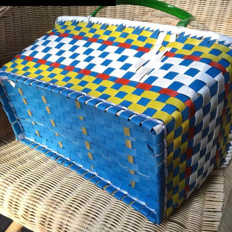 包邮大号塑料编织菜篮子t手提篮购物篮收纳框洗澡篮宠物篮蔬菜篮