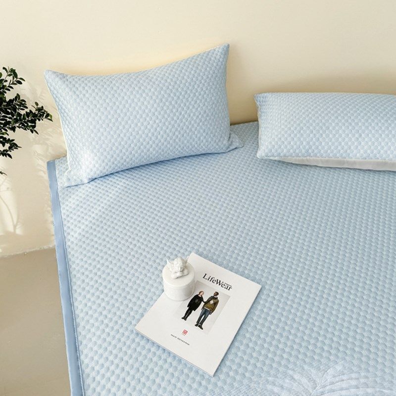 城市之家a冰豆豆冰丝凉席三件套床单垫人可水洗夏天夏凉空调软席,床上用品,冰丝席,淘宝优惠券,粉丝福利购,淘宝优惠卷