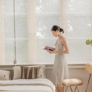 简约极简日夜蜂窝成品窗帘家居卧室小阳台书房升降帘遮光成品帘