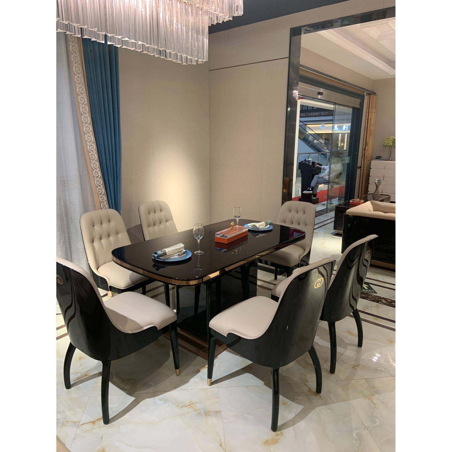 意式后现代简约风餐厅系列长餐桌椅—J01/J05