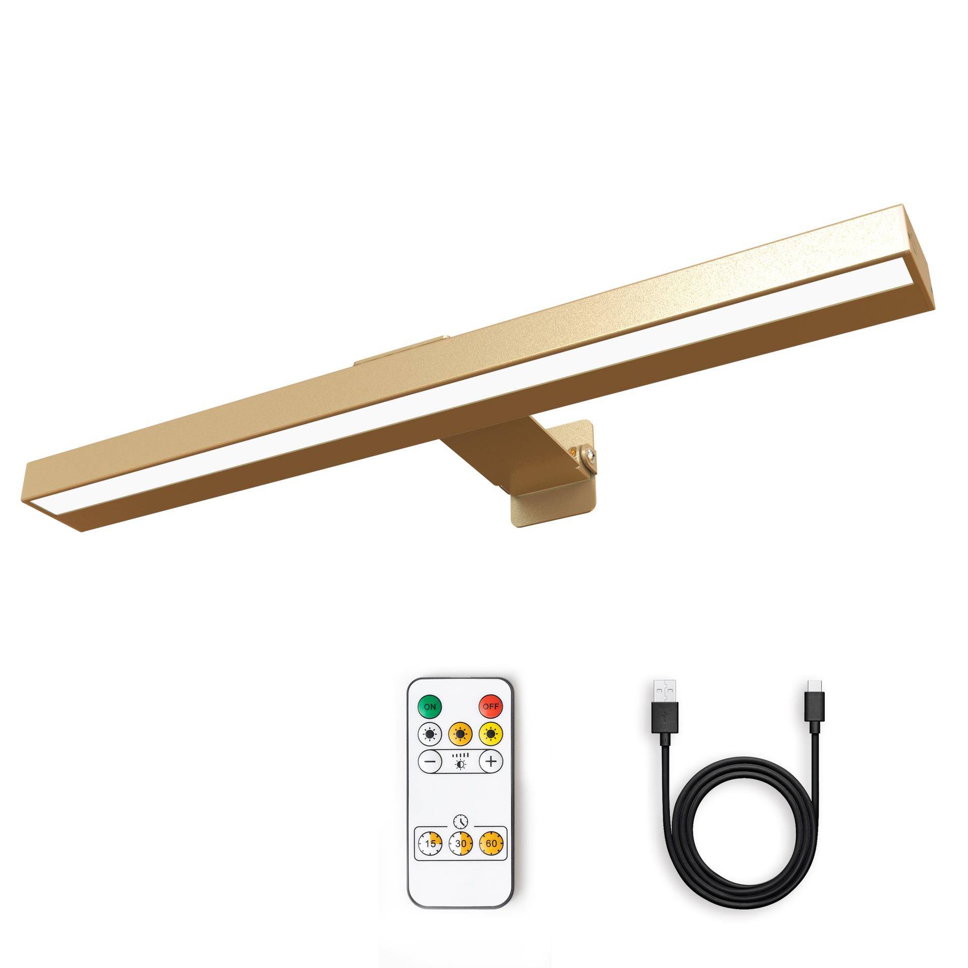 简易折叠充电遥控支架画灯壁灯磁吸灯镜前灯飞镖靶照明三色可调