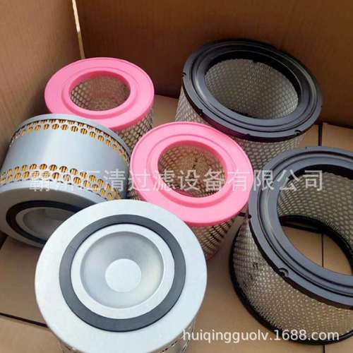 空压机滤芯25100035-010适用于斯可络螺杆空压机空气滤芯