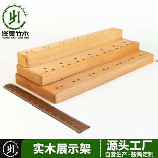实木数码充电器产品展示架木质车充展示架充电头展示座
