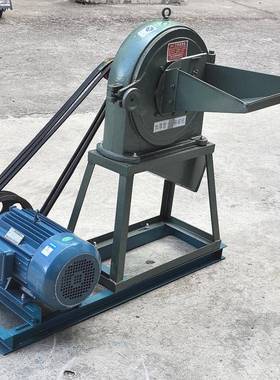 40大型饲料粉碎机齿爪式大米打粉机玉米打面破碎机干磨中药材研磨