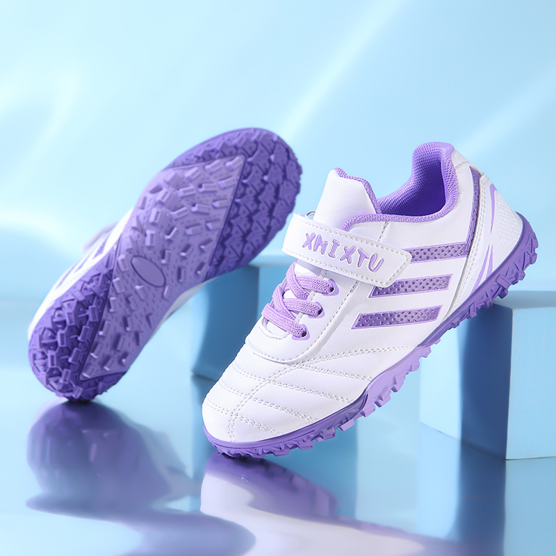 专业儿童足球鞋小学生女童男童tf碎钉运动比赛训练鞋女孩男孩专用