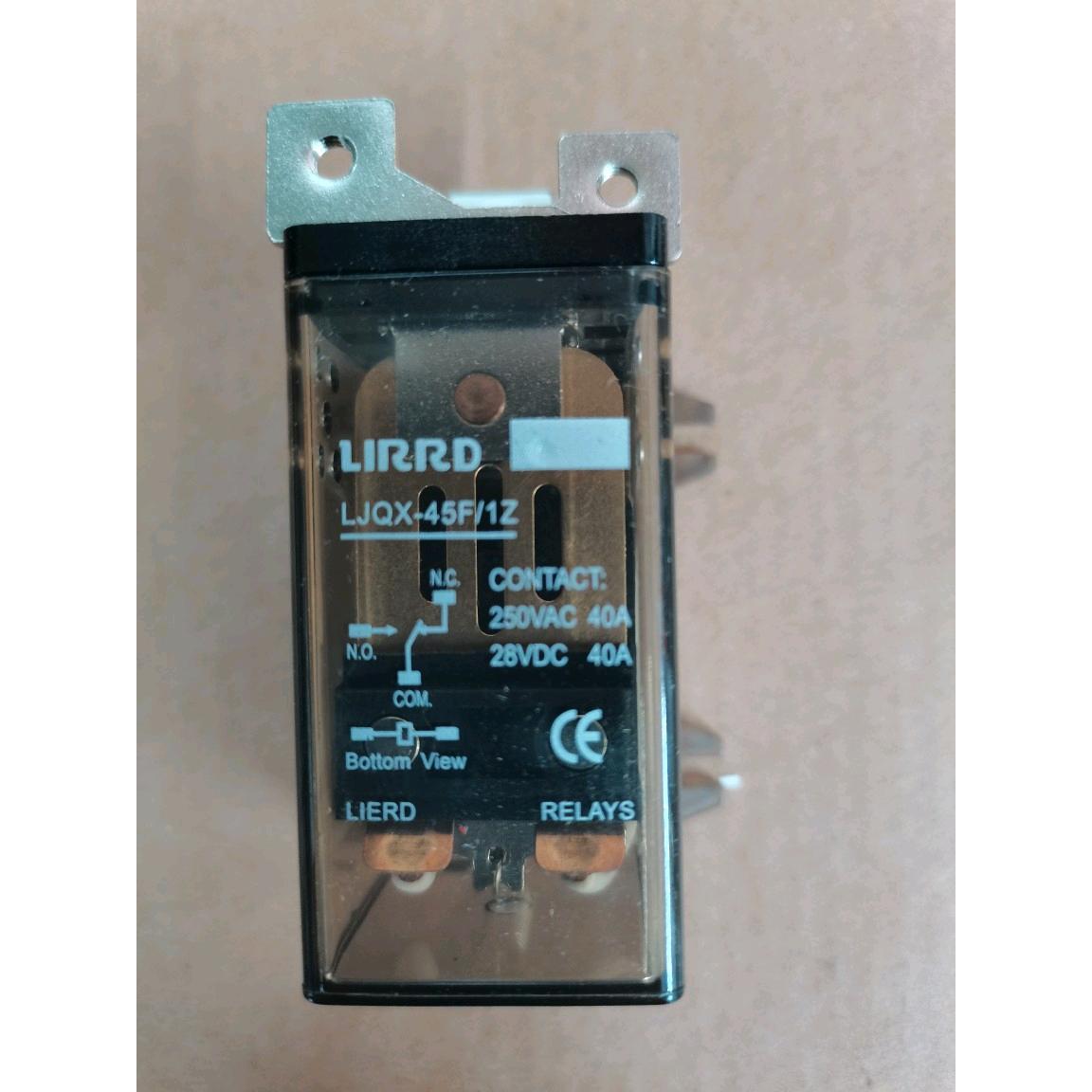 利尔德LIRRD直流12V 50A大电流电磁继电器大功率LJQX-45F-1Z LJQX