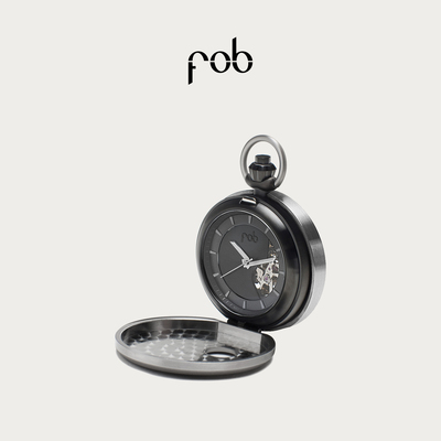 FOBPARIS法式小众时尚银色腕表