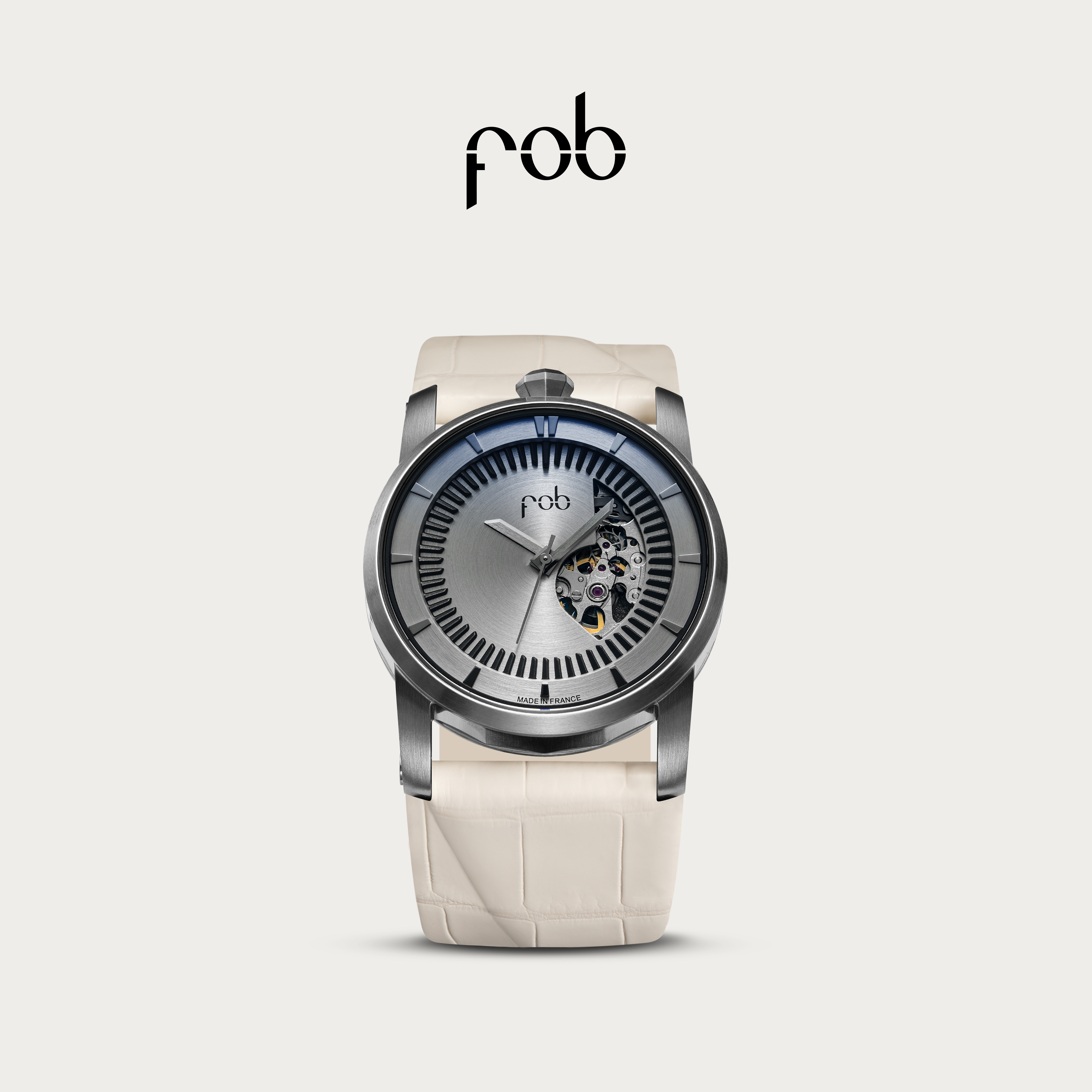 FOB法式时尚R413半露机芯腕表