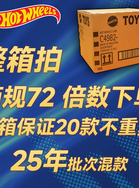 风火轮火辣小跑车合金车模型C4982玩具2025年A批次整箱原箱