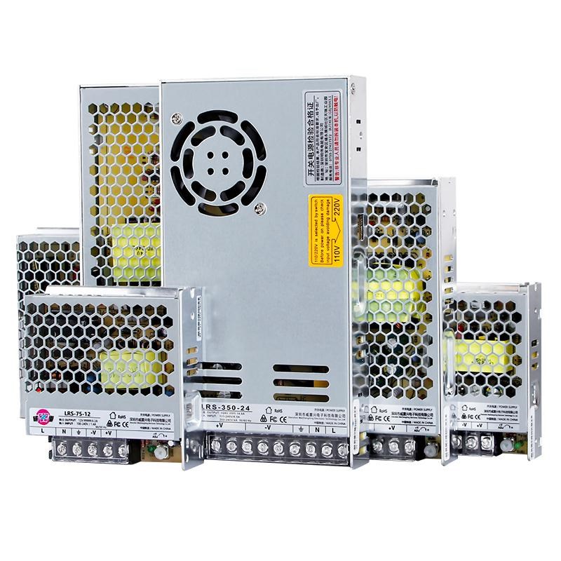 深圳明伟LRS开关电源350W220转24v1C2v5直流100-600W灯带NES变压
