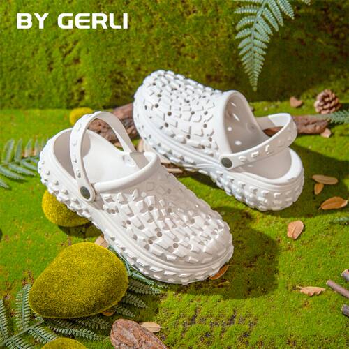 网红明星同款增高4CMEVA洞洞鞋