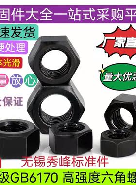 GB6170 10级高强度外六角螺母M16M18M20M24M30M42M45M48M56M64