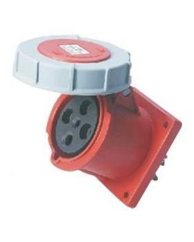 SFE上丰工业插头插座SFN-3342 63A四芯航空 四极新型暗装插座IP67