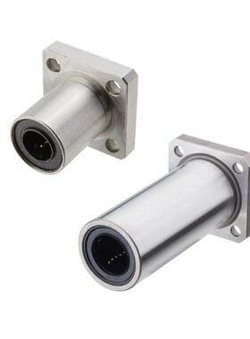 LMK方法兰底座直线轴承圆柱导向轴光轴导套滑动轴套衬套加长LUU