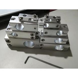 圆棒固定夹十字连接件光轴交叉连接块不锈钢管连接块十字轴夹夹座