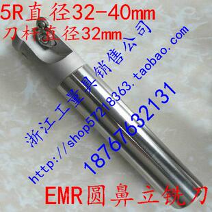 新款EMR圆鼻立铣刀CNC加工中心铣刀杆5R直径32-40mm长度150-350mm